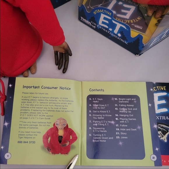 Furby E.T. 2000 The Extra-
Terrestrial Interactive
Talking E.T.Finger Glows - Picture 9 of 12